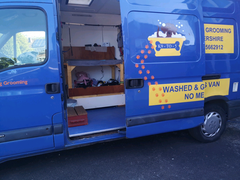 mobile dog grooming vans for sale near me